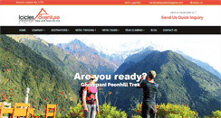 Desktop Screenshot of nepaltrekkingplan.com