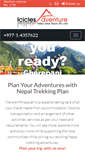 Mobile Screenshot of nepaltrekkingplan.com
